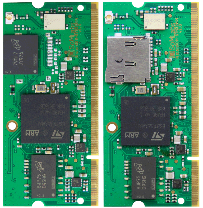 VisionSOM-STM32MP1 based on STM32MP157 dual core Cortex-A7